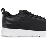 Puma Mens Ultragrip Dark Coal-Black-Pele Yellow Running Shoe (31076201)