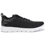 Puma Mens Ultragrip Dark Coal-Black-Pele Yellow Running Shoe (31076201)