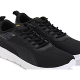 Puma Mens Ultragrip Dark Coal-Black-Pele Yellow Running Shoe (31076201)