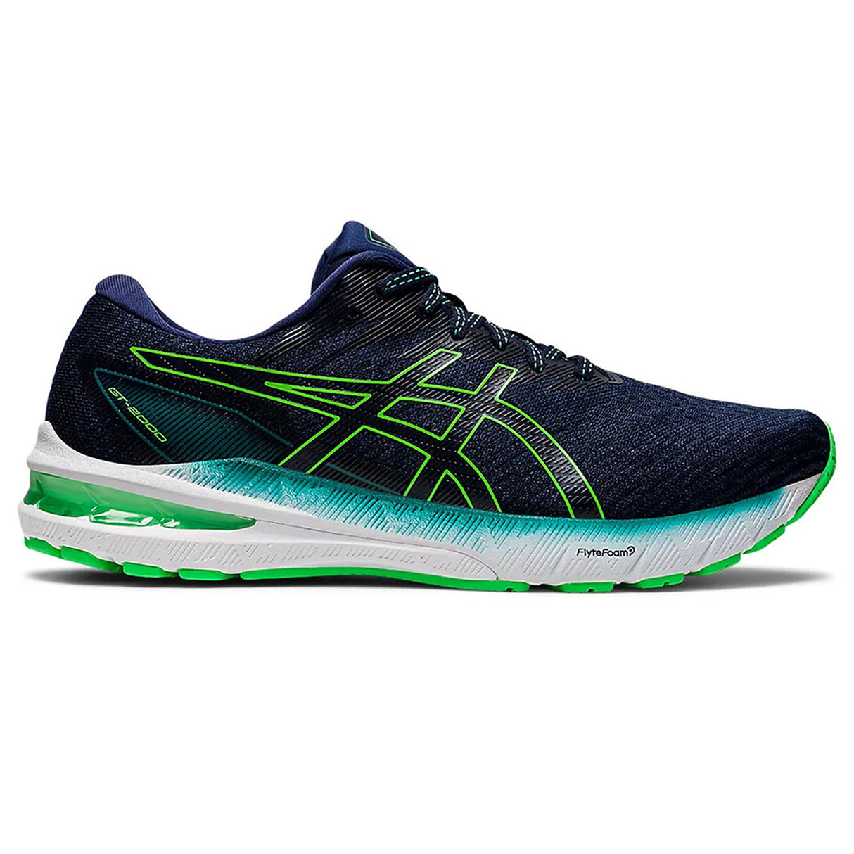 ASICS GT-2000 10 Deep Ocean/New Leaf Sports Running Shoe