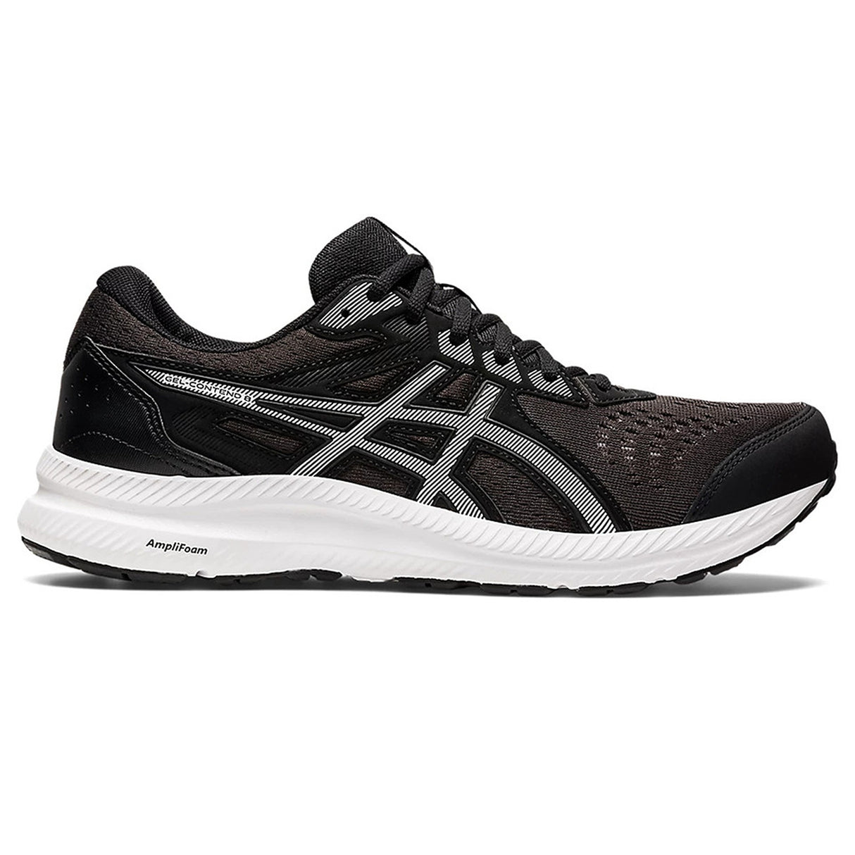 ASICS GEL-CONTEND 8 Black/White Sports Running Shoe