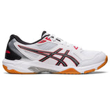 Asics GEL-ROCKET 10 Indoor Court Shoe White/Classic Red 1071A054