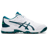 Asics GEL-PEAKE 2 Cricket Shoe White/Velvet Pine 1113A036