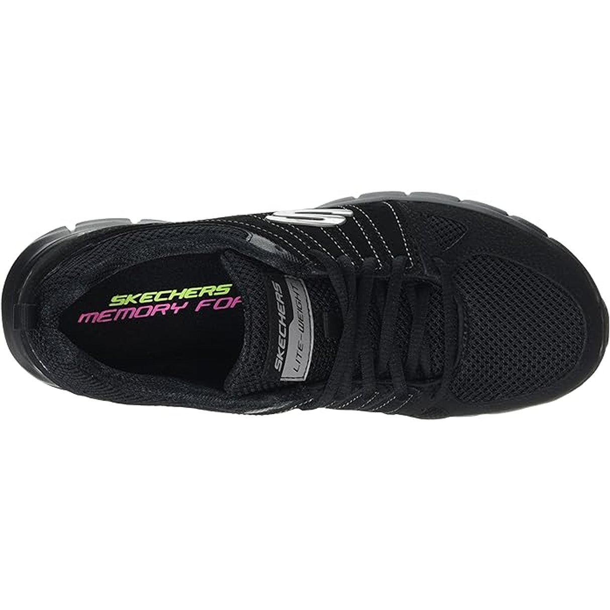 Skechers (SKEES), women's sports shoes, synergy book (11963-BLACK)