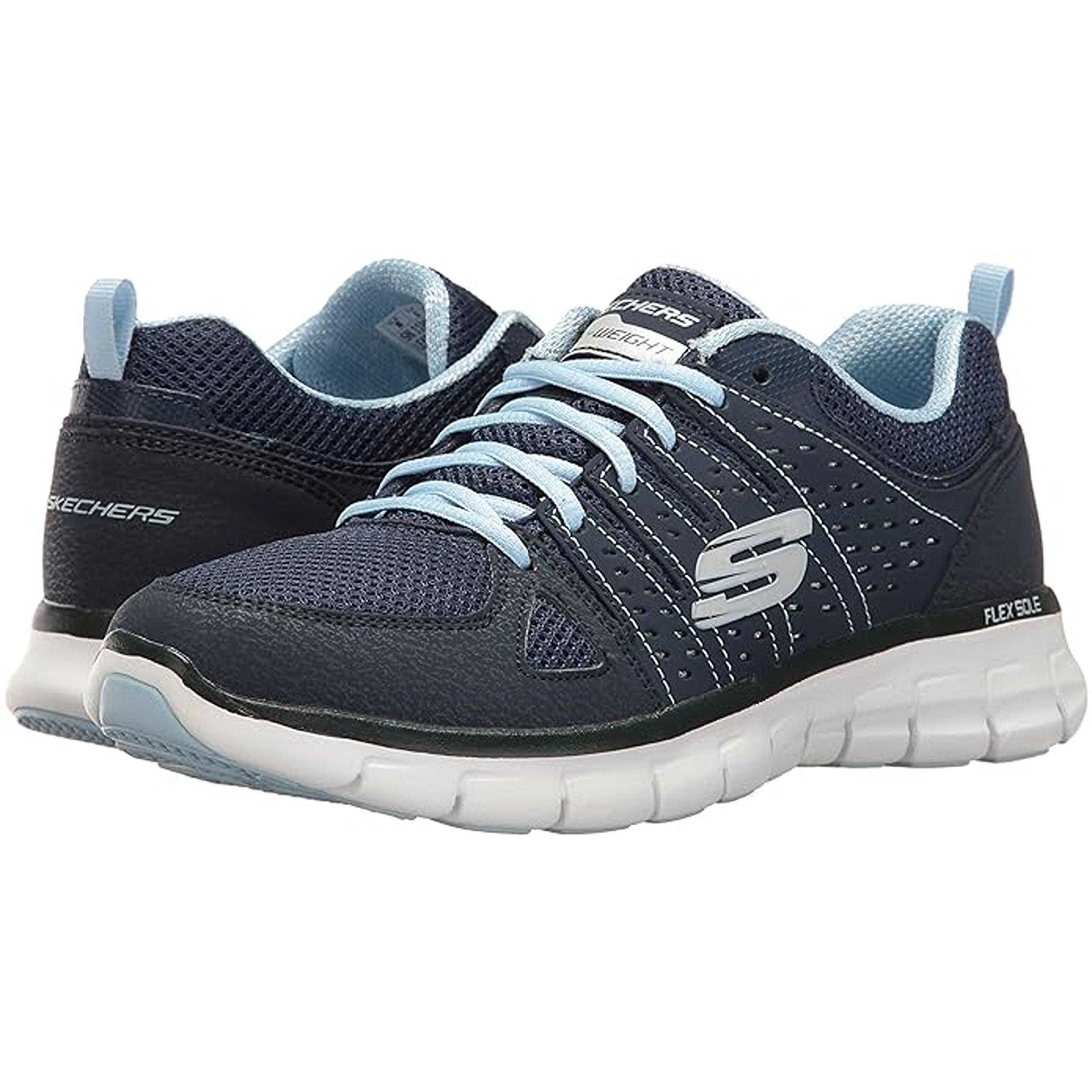 Skechers Women's Synergy Mesh Running Shoes (11963-BLUE) – myshoe.in