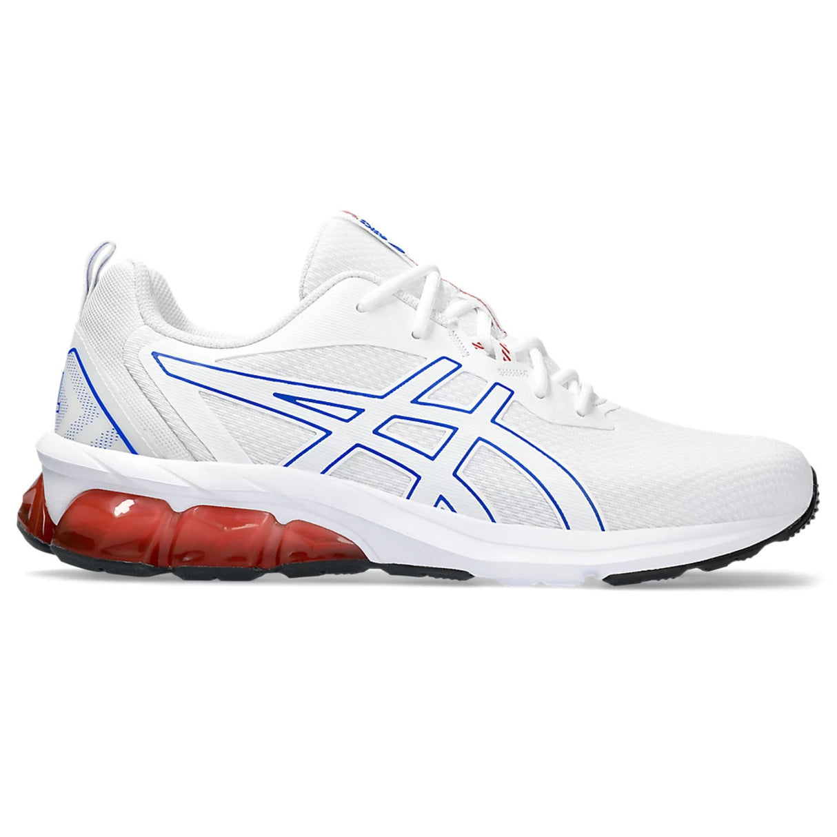 Asics GEL-QUANTUM 90 IV Sports Running Shoes White/Illusion Blue 1201A764