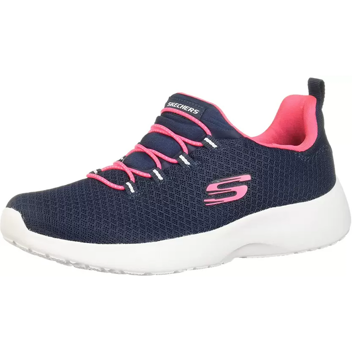 SKECHERS DYNAMIGHT Walking Shoes For Women  (Navy, Pink) (12119-NVHP)