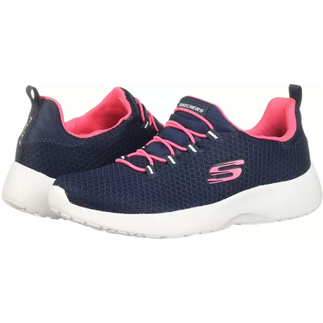 SKECHERS DYNAMIGHT Walking Shoes For Women  (Navy, Pink) (12119-NVHP)