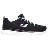 SKECHERS WOMEN'S GRACEFUL - GET CONNECTED (12615-BKTQ)