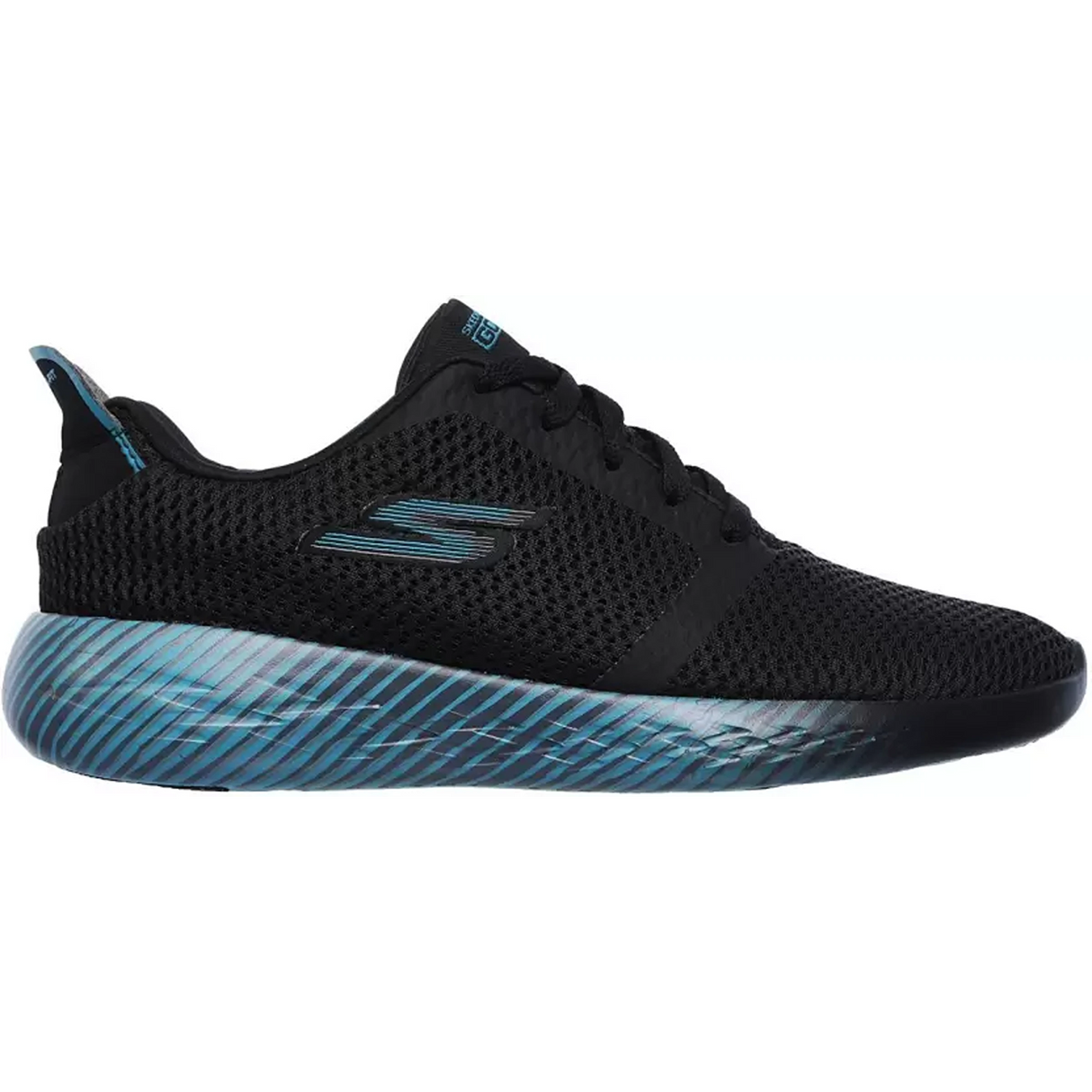 SKECHERS Go Run 600-Spectra Running Shoes For Men  (Black) (15067-BKBL)
