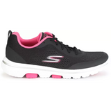 SKECHERS GO WALK 5 - EXQUSITE Walking Shoes For Women  (Black) (15953-BKPK)