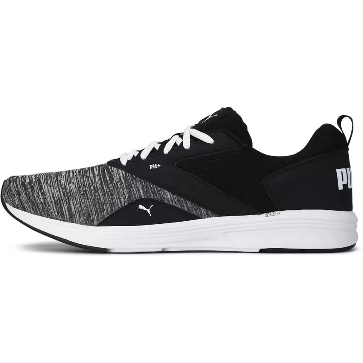 Puma Unisex-Adult NRGY Comet White-Black Running Shoe (19055604)