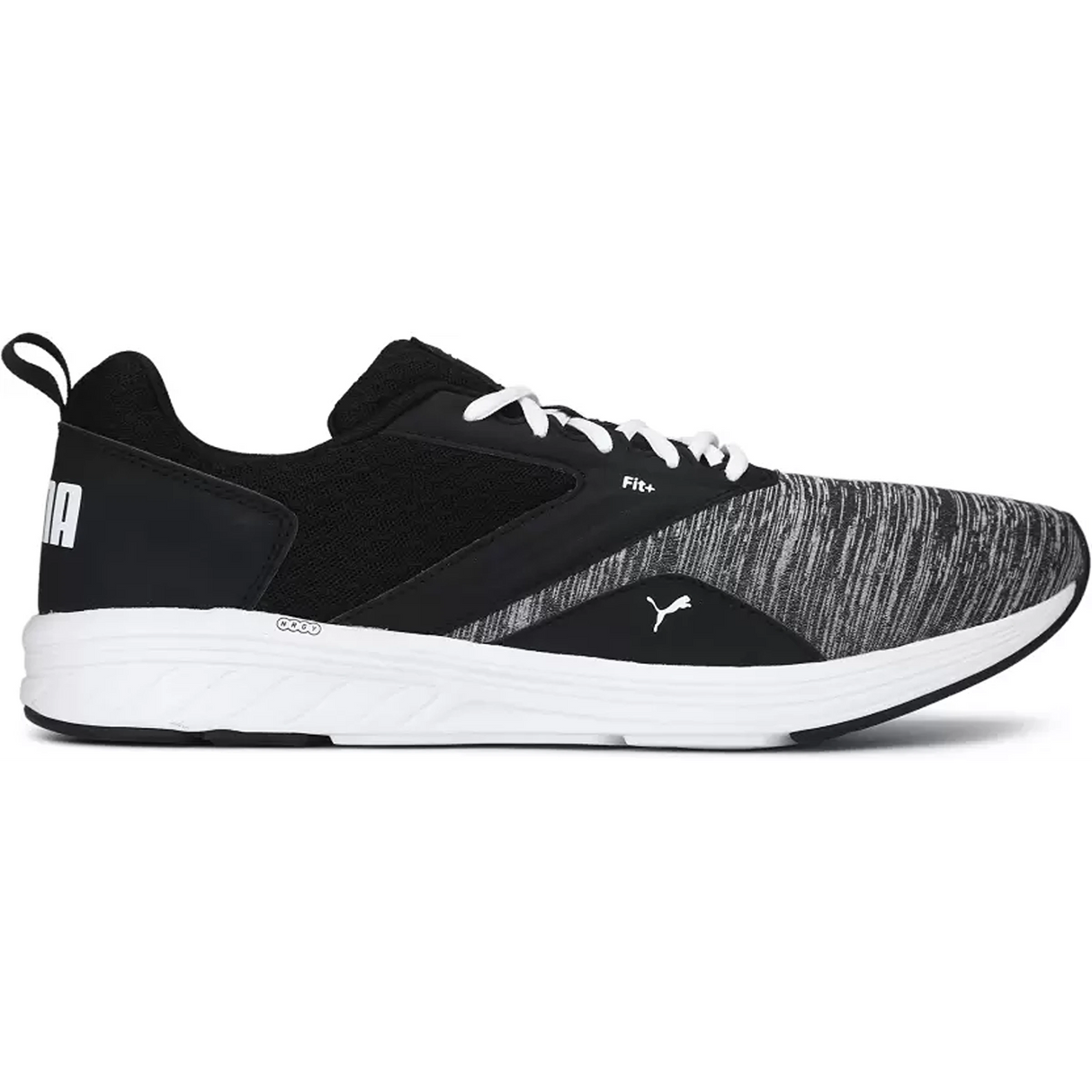 Puma Unisex-Adult NRGY Comet White-Black Running Shoe (19055604)