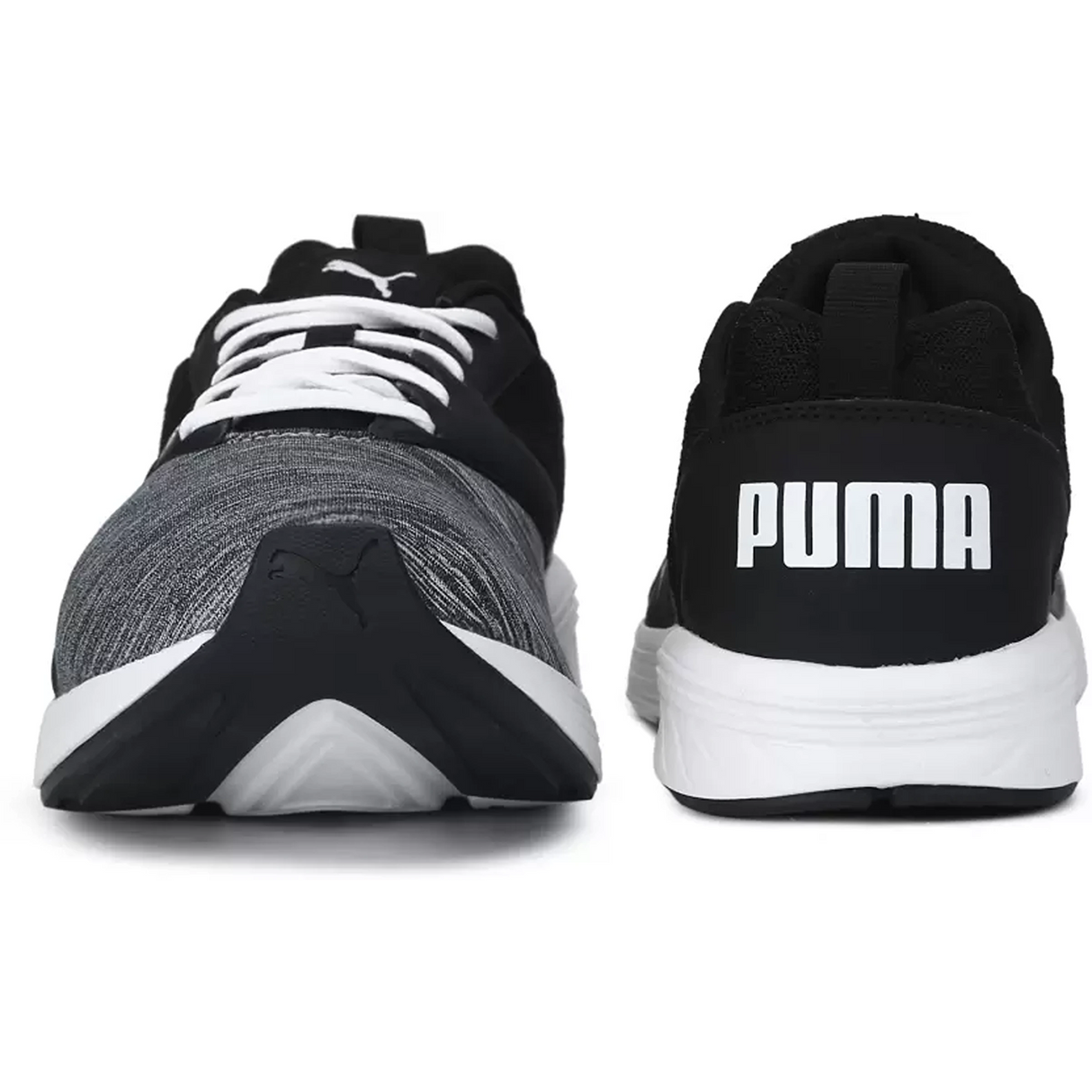 Puma Unisex-Adult NRGY Comet White-Black Running Shoe (19055604)