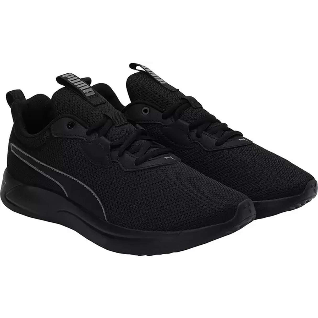 Puma Mens Resolve Black-Castlerock Running Shoe  (19473904)