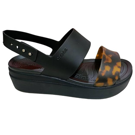 Crocs womens Brooklyn Tort Low Wedge Sandal