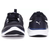 Puma unisex-adult Flex Essential Pro Peacoat-Puma White Running Shoe (36527212)