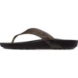 Crocs Women's Splash Glitter Flip Blk Slipper