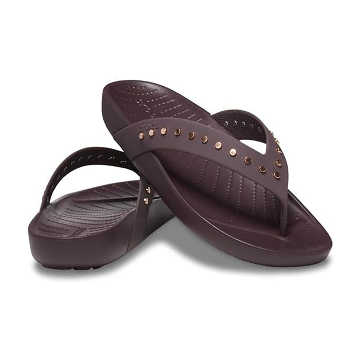 Crocs womens Crocs Splash Studded Flip Slipper