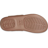 Crocs Women's Boca Bling Flip Wedge W Bronze Slipper