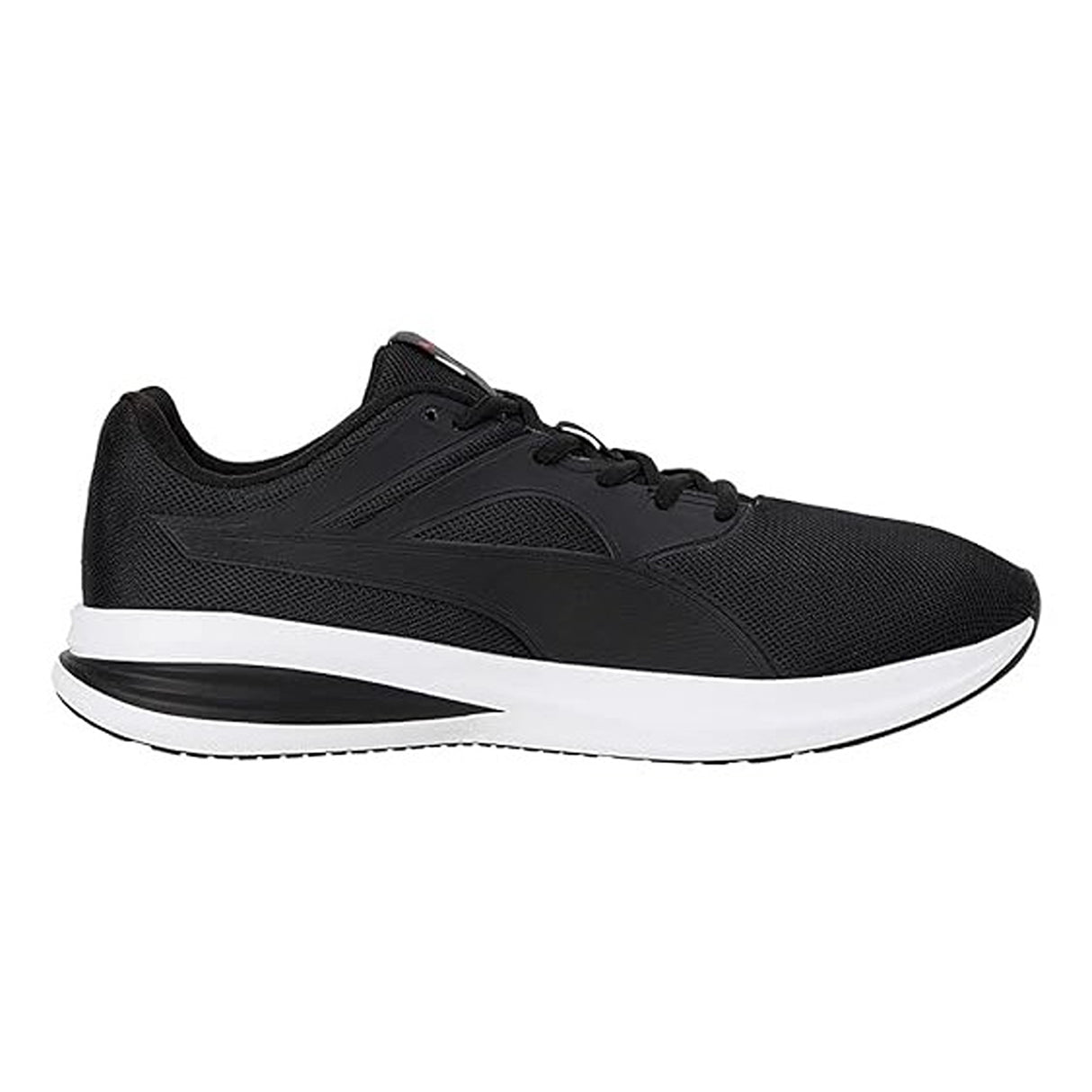 Puma Unisex-Adult Transport Black-High Risk Red Walking Shoe (37702803)