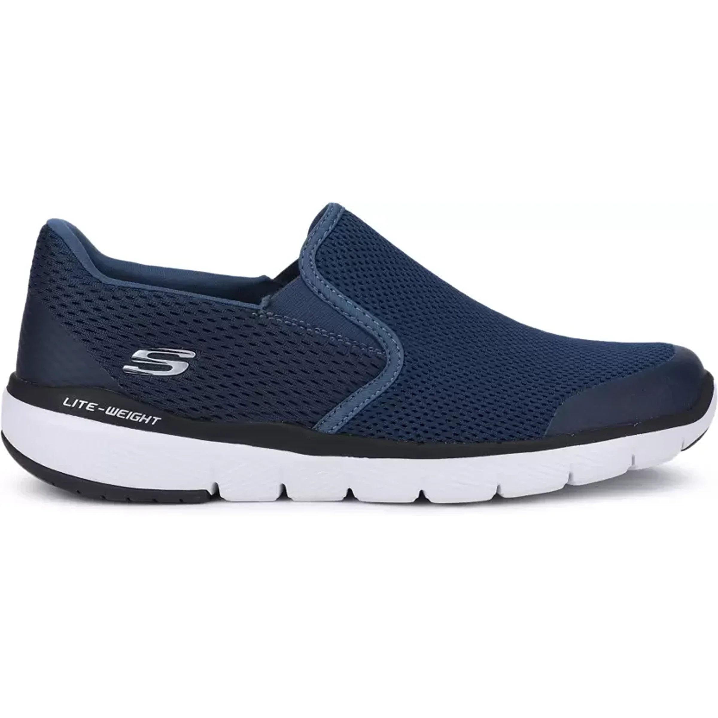 Skechers Mens Flex Advantage 3.0 morwick Casual Shoe 52961 NVBK myshoe.in