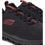 SKECHERS GLIDE-STEP - FASTEN UP Running Shoes For Men  (Black) (232136-BBK)