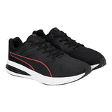 Puma Unisex-Adult Transport Black-High Risk Red Walking Shoe (37702803)