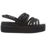 crocs Women's Brooklyn Strappy Low Wedge Sandal