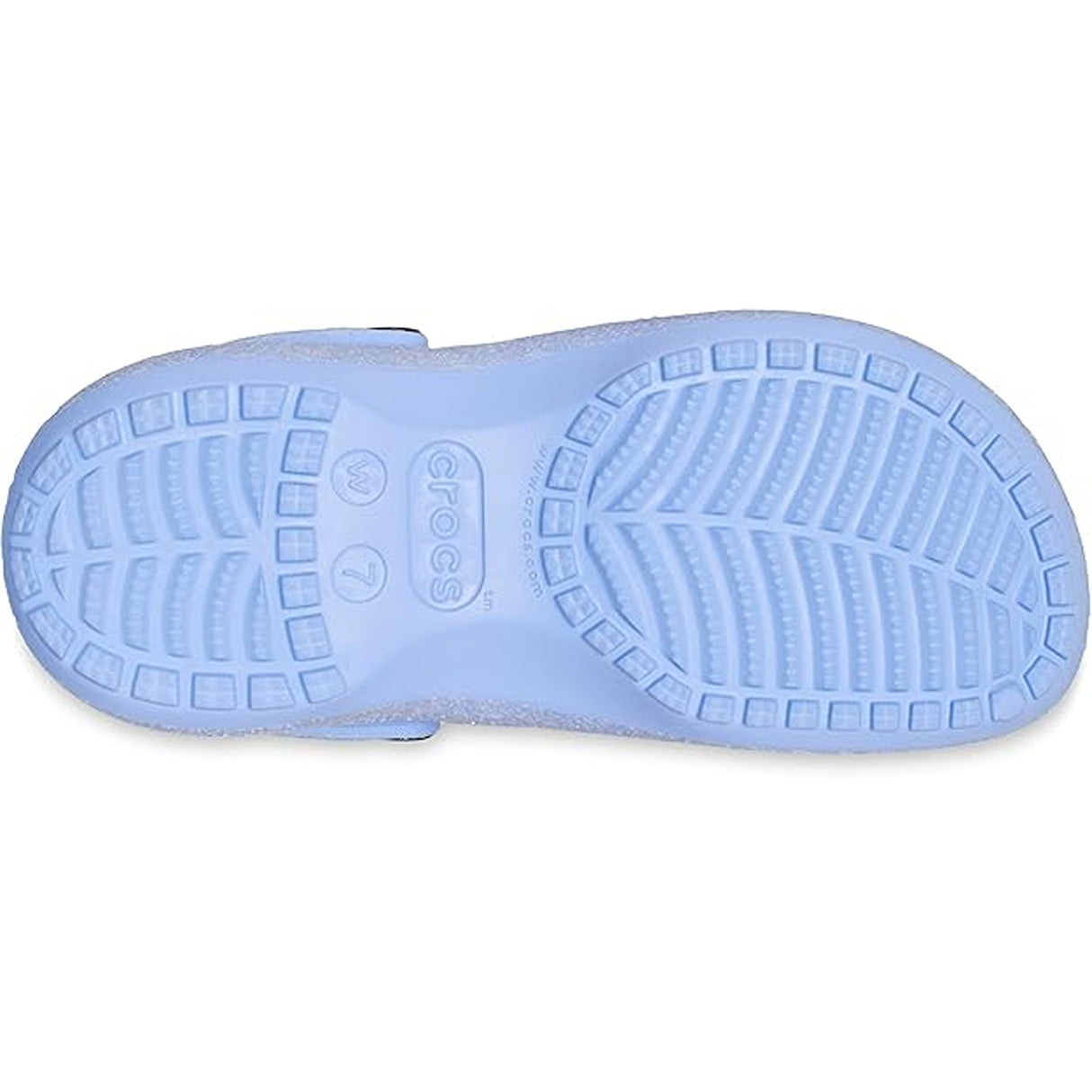 Crocs Women's Classic Platform Clog(Moon Jelly)