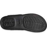 Crocs Women's Boca Bling Flip Wedge W Blk Slipper