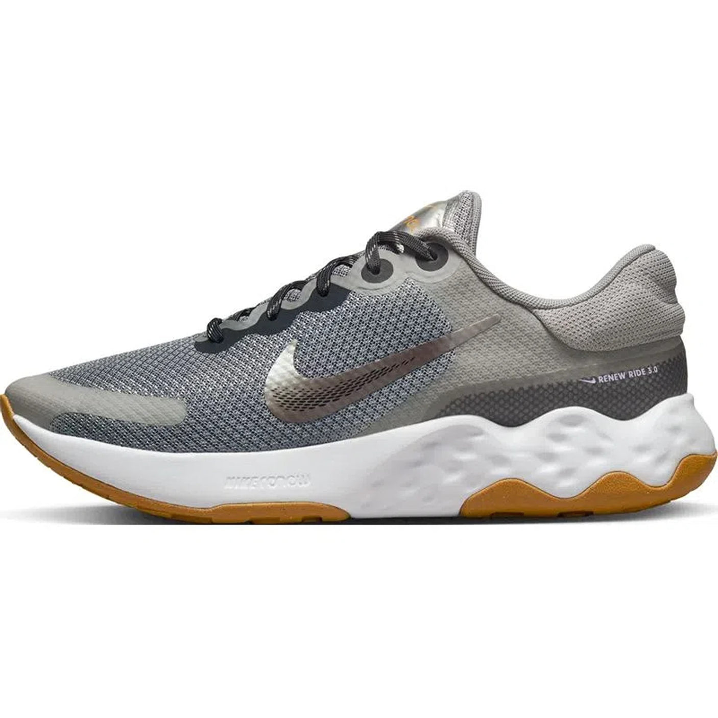 Nike Renew Ride 3 Tenis Gris De Hombre Para Correr (DC8185-006)