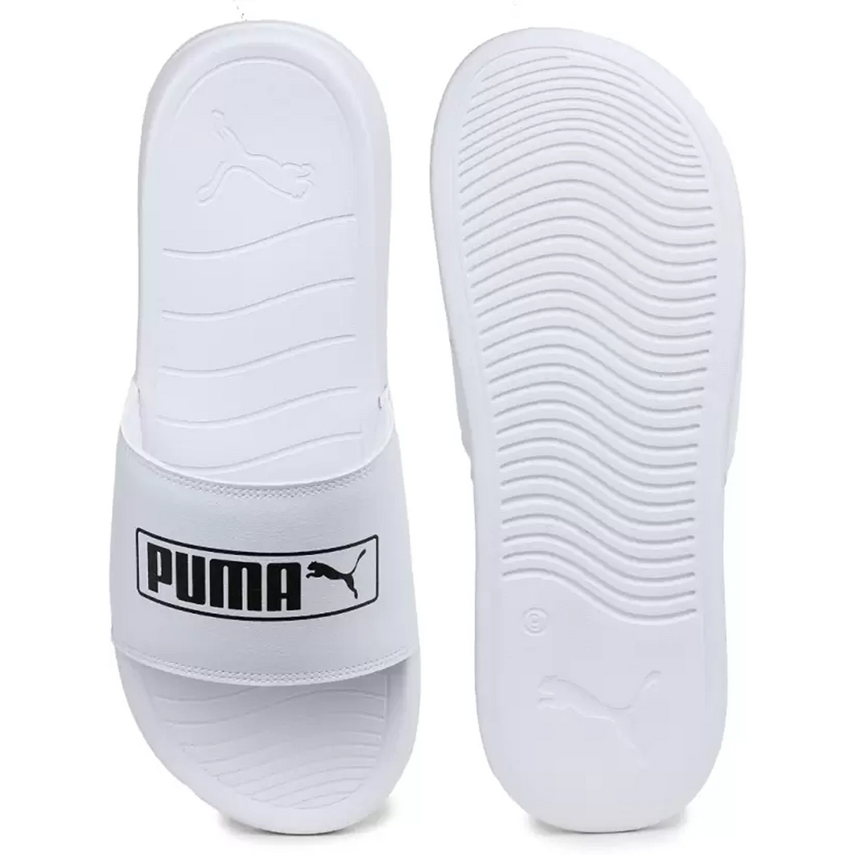 Puma Exclusive Alvi Slides For Men (White) (39677302)