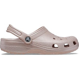 Crocs Womens Classic Shimmer Clog Pink Clay Classic Pink Clay Clog Men Adult (Pink Clay