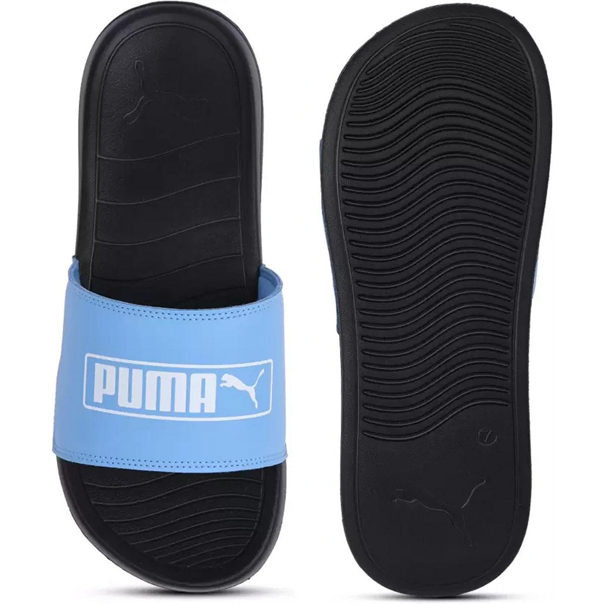 Puma Exclusive Alvi Slides For Men (Blue) (39677303)