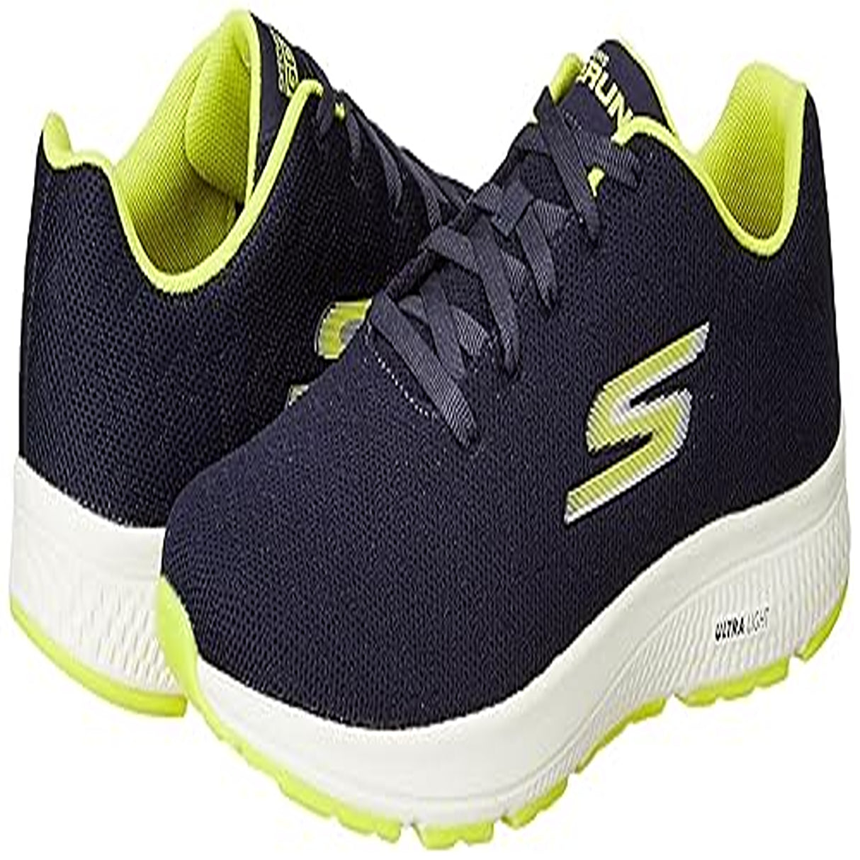 Skechers Men's Go Run Consistent Navy/Lime Running Shoe 894178ID-NVLM