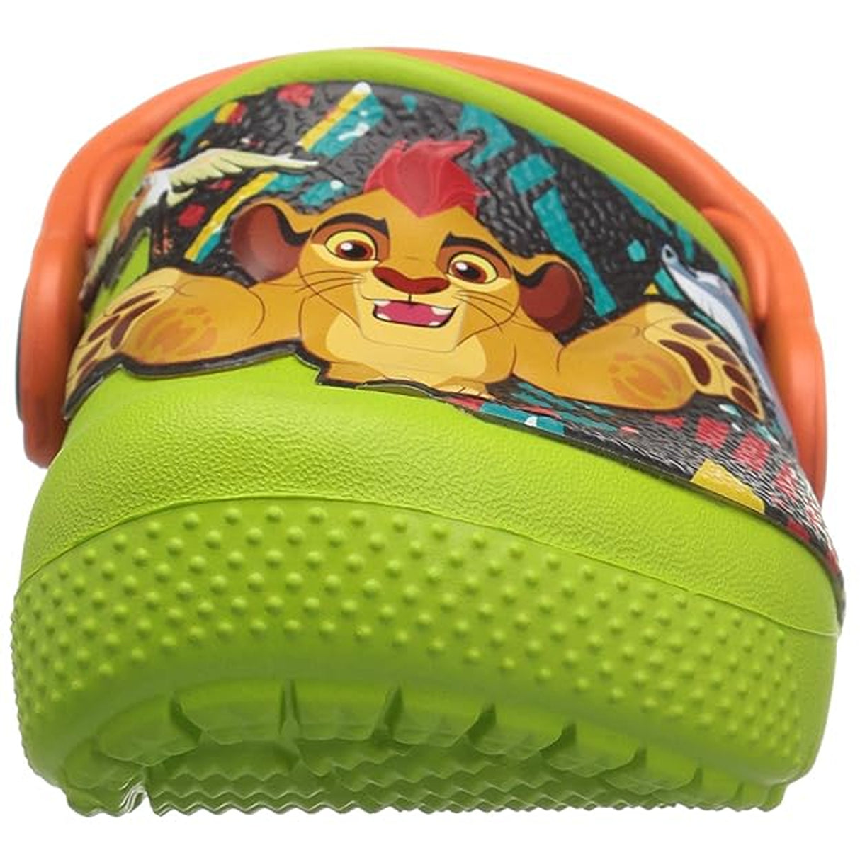 crocs FunLab Lion Guard Girls Clog in Green