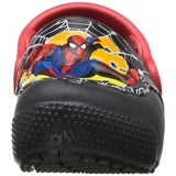 crocs FunLab Lights Spiderman Boys Clog in Black