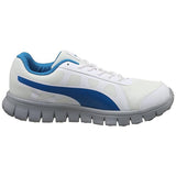 Puma Men's BLUR V1 White-Hawaiian Ocean-Quarry Running Shoes (19163701)