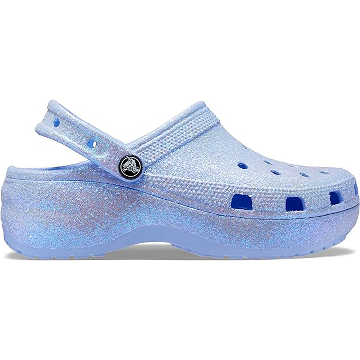 Crocs Women's Classic Platform Clog(Moon Jelly)