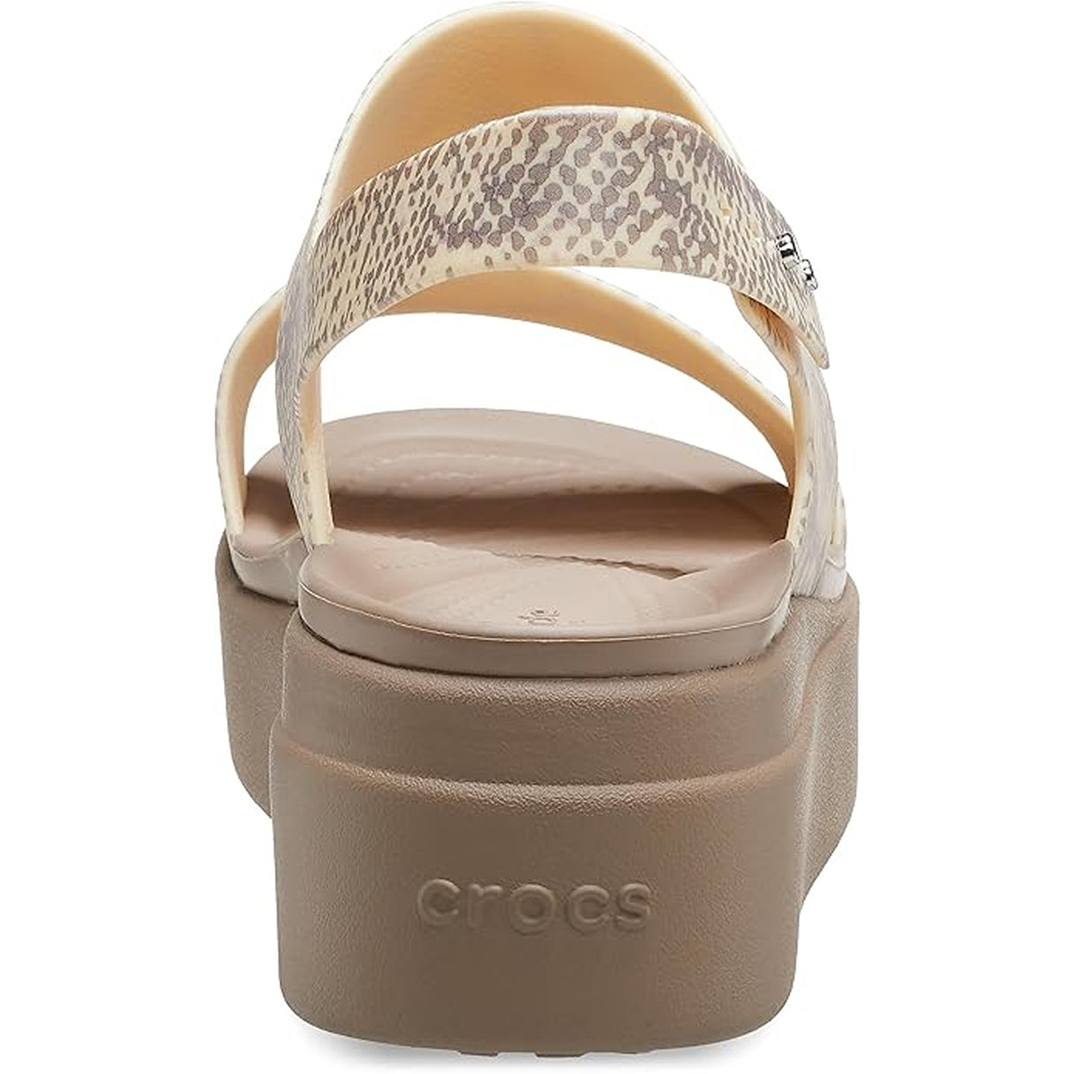 Crocs womens Brooklyn Low Wedge printed with backstrap