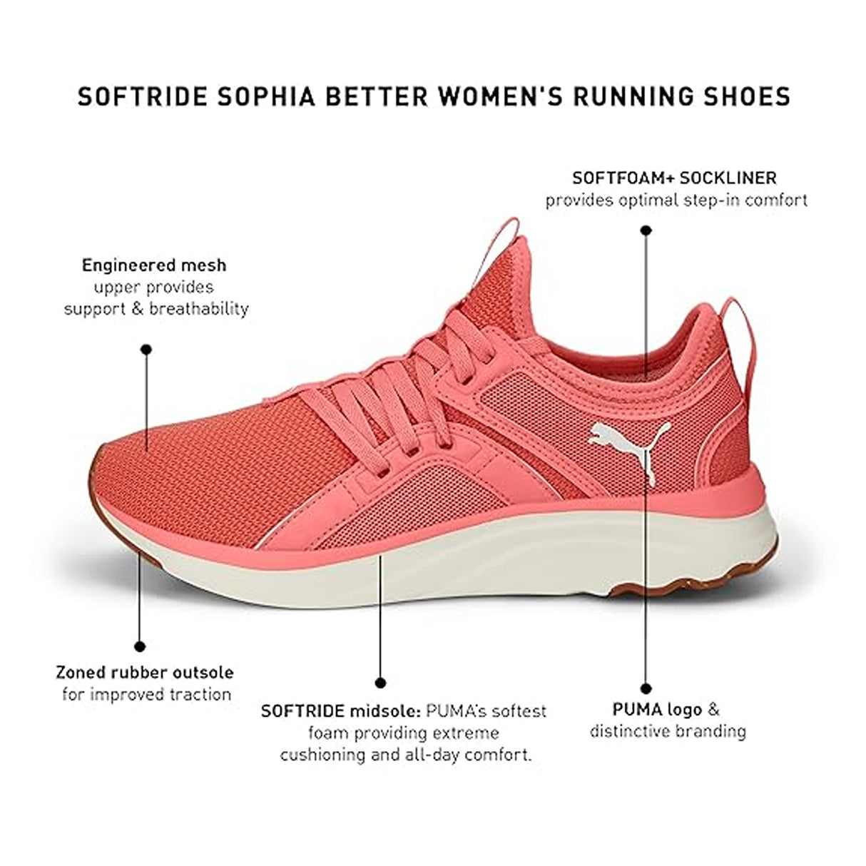 Puma Womens Softride Sophia Better WN's Walking Shoe (37619405)