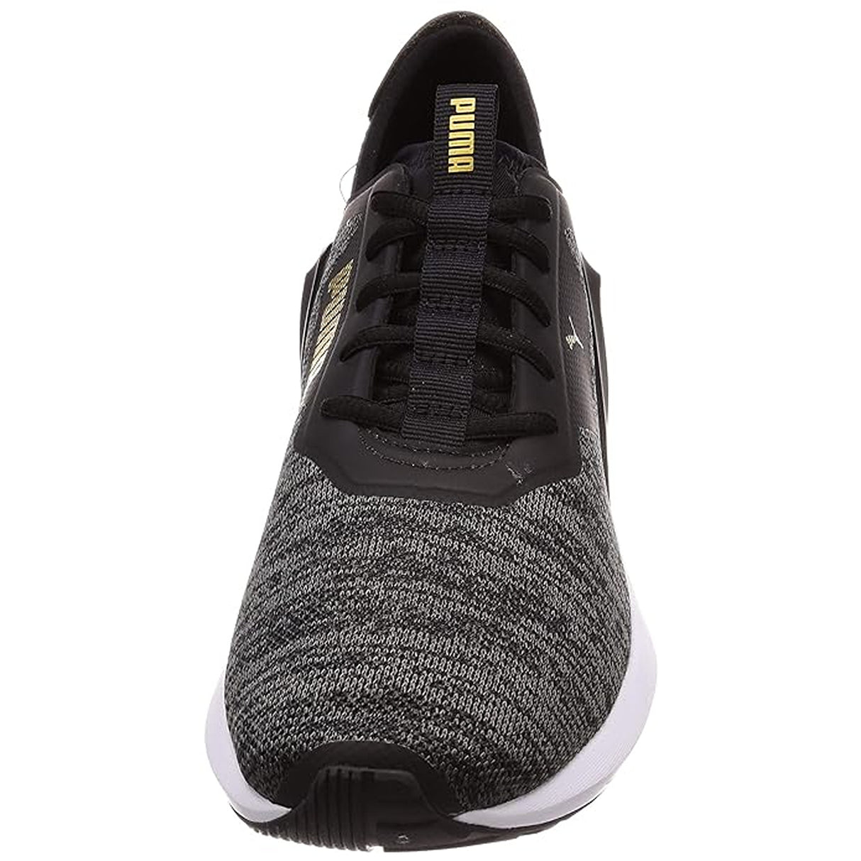 Puma Mens Rogue X Knit Black-Castlerock Running Shoes (19280302)