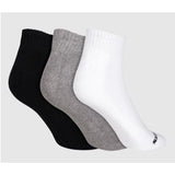 Skechers Cotton Mens S20034Id Calf Length Socks-Wbgy Large, Assorted(S20034ID-WBGY_L)