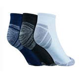 Skechers Polyester Mens Short Socks S20039Id-Wbkb L, Multicolour(S20039ID-WBKB_L)