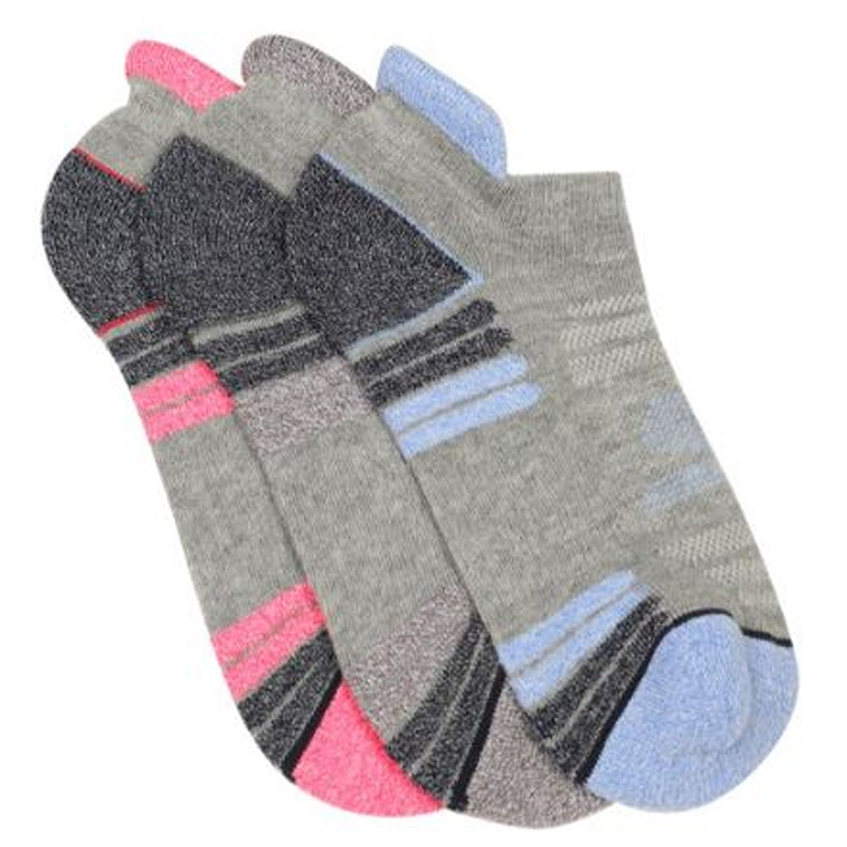 Skechers Polyester Womens Short Socks S20022Id-Gry M, Grey(S20022ID-GRY_M)