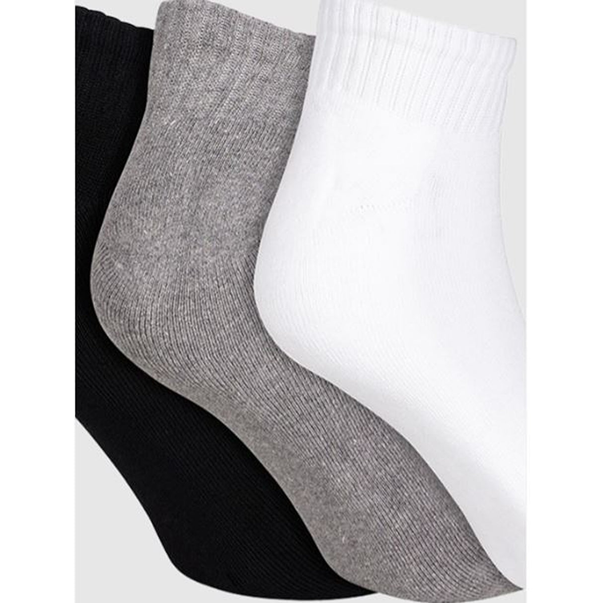 Skechers Cotton Mens S20034Id Calf Length Socks-Wbgy Large, Assorted(S20034ID-WBGY_L)