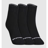 Skechers Cotton Mens Short Socks S20037Id-Blk L, Black(S20037ID-BLK_L)