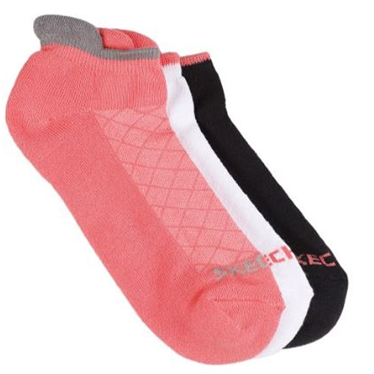 Skechers Cotton Blend  Pack Of 3 Womens Half Terry Low Cut Socks(S20073ID-WBC_M)