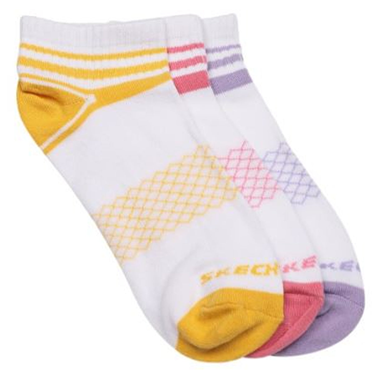 Skechers Womens Non Terry Low Cur Socks (S20063ID-MULT_M)